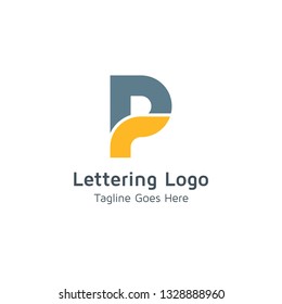 Lettering P Vector