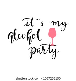 lettering for party theme
