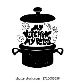 Cooking Pot Black White Vector Images (over 23,000)