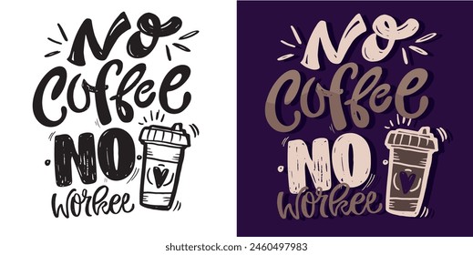 Lettering postcard. Cute hand drawn doodle lettering quote, print, t-shirt design, mug print. 100% vector image