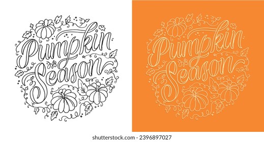 Lettering postcard, t-shirt design, mug print. Art lettering design.