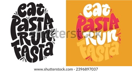 Lettering postcard, t-shirt design, mug print. Art lettering design. Foto stock © 