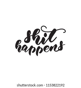 Lettering poster for Bathroom. Vector illustration.
