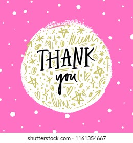 Lettering poster and postcard. Vector illustration