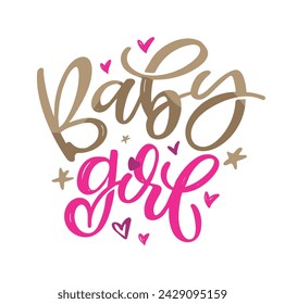 Lettering print quote about baby, t-shirt design, mug print. 100% vector file