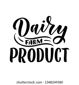 Lettering quote, great design for any purposes. Vector slogan illustration. Tasty breakfast. Diet food. Pasture, healthy nutrition.