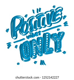 lettering quote. vector letter print