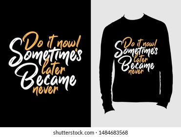 Lettering quotes. Hand drawn typography poster