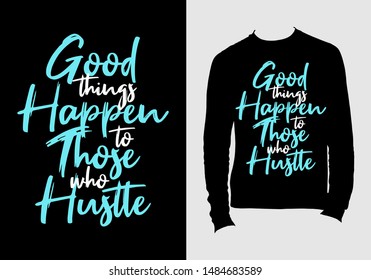 Lettering quotes. Hand drawn typography poster