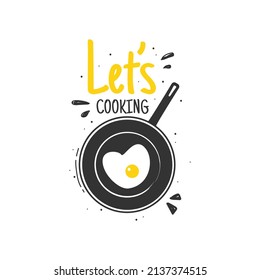 Lettering quotes lets cooking design