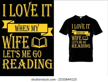  Lettering reading Book Tshirt Design