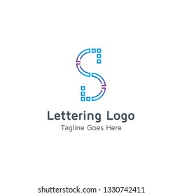 Lettering S Vector