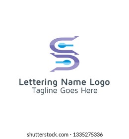 Lettering S Vector