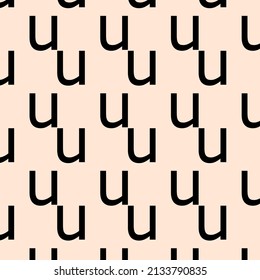 Lettering seamless pattern. Pastel background and cover.