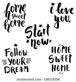 Lettering set
