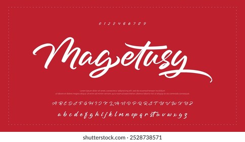 Fonte da assinatura da letra isolada no alfabeto de estilo cinza. brus. Letras do logotipo vetorial.