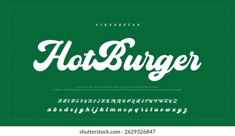 Lettering signature font isolated on black background. brush style alphabet. Vector logo letters. 