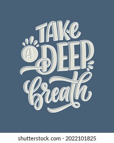 Lettering slogan about therapy. Mental healthcare. Funny quote for blog, poster and print design. Modern calligraphy text. Vector illustration
