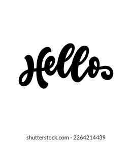 Lettering slogan - Spring. Hand drawn phrase for gift card, poster and print design. Modern calligraphy celebration text. 