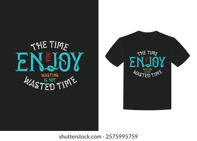 lettering t shirt design vector