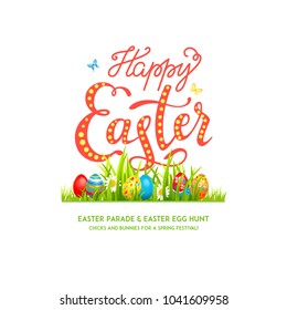 LEttering Template Easter illustration