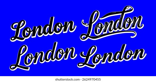 lettering text cidade de londres