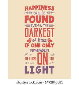 Lettering typography poster motivational quotes