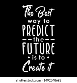 Lettering typography poster motivational quotes
