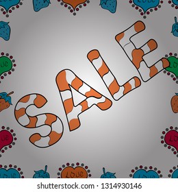 Lettering. Typography social media icon competition. Hand drawn lettering giveaway for social media, blogger, banner. Illustration on white, black and orange colors. Seamless. Vector illustration.