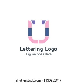Lettering U Vector