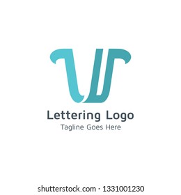 Lettering V Vector