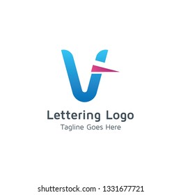 Lettering V Vector