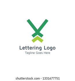 Lettering V Vector