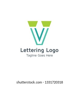 Lettering V Vector