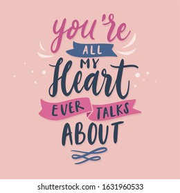 lettering for valentines day template