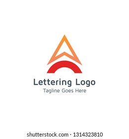 Lettering A Vector
