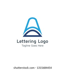 Lettering A Vector