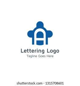 Lettering A Vector