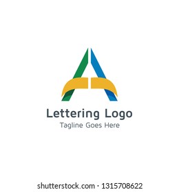 Lettering A Vector