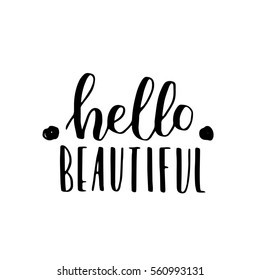 Lettering vector card. Motivational quote. Sweet cute inspiration typography. Calligraphy postcard poster graphic design element. Hand written sign.