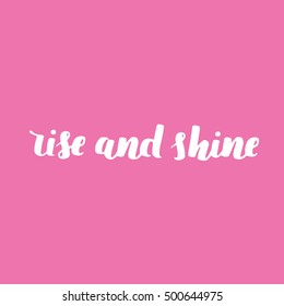 Lettering vector illustration. Motivational quote. Sweet cute inspiration typography. Calligraphy postcard poster graphic design element. Hand written sign.