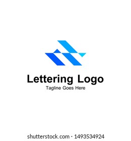 Lettering W Vector Logo Inspirations
