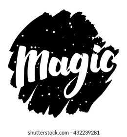 lettering word magic