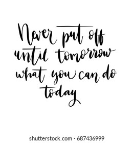 Lettering words. Hand written vector texts.