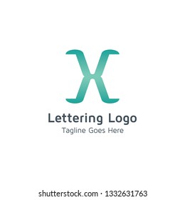 Lettering X Vector