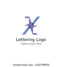 Lettering X Vector