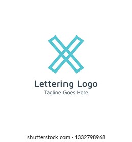 Lettering X Vector