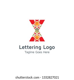 Lettering X Vector