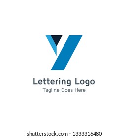 Lettering Y Vector