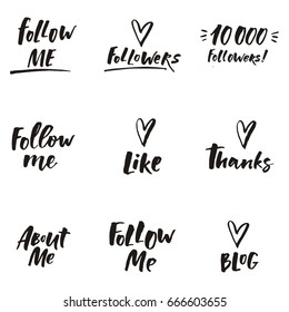 Lettering for your blog. Sale, new post, lifestyle. Lifestyle Social Media Pack